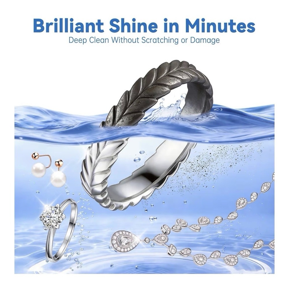 Ultrasonic Retainer Cleaner Machine Ultrasonic Jewelry‎ Cleaner Denture Cleaner - Picture 9 of 9